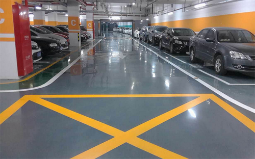 中国十大地坪漆品牌解说停车场地坪漆工程的施工方案